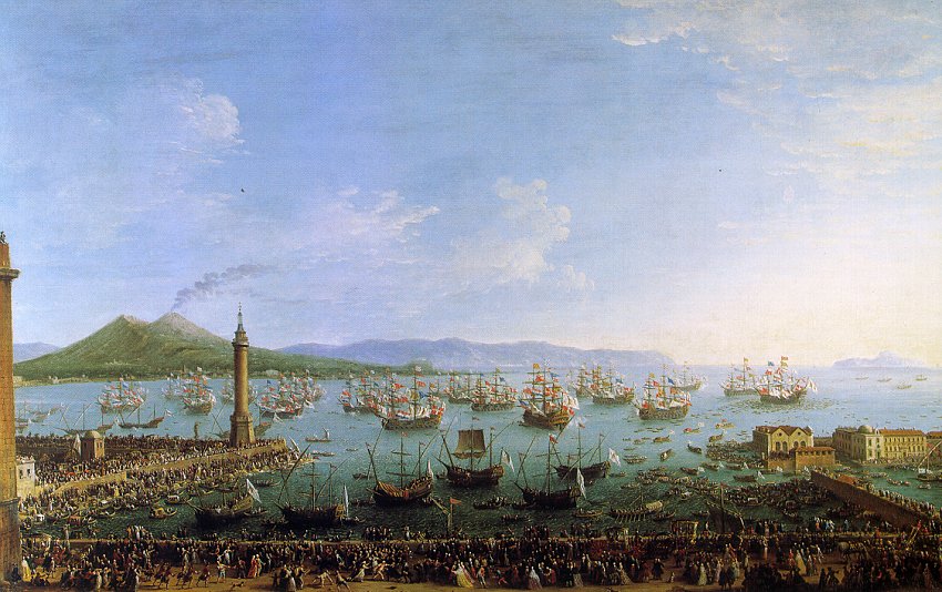 Antonio Joli The Embarkation of Charles III in the Port of Naples